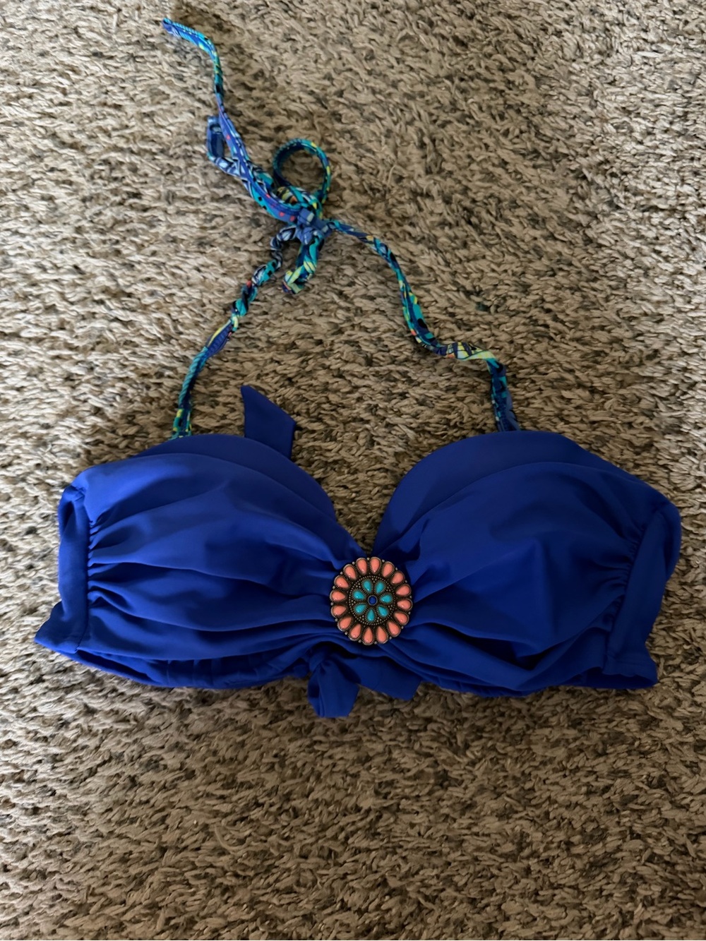 Xhilaration Royal Blue Bikini Top